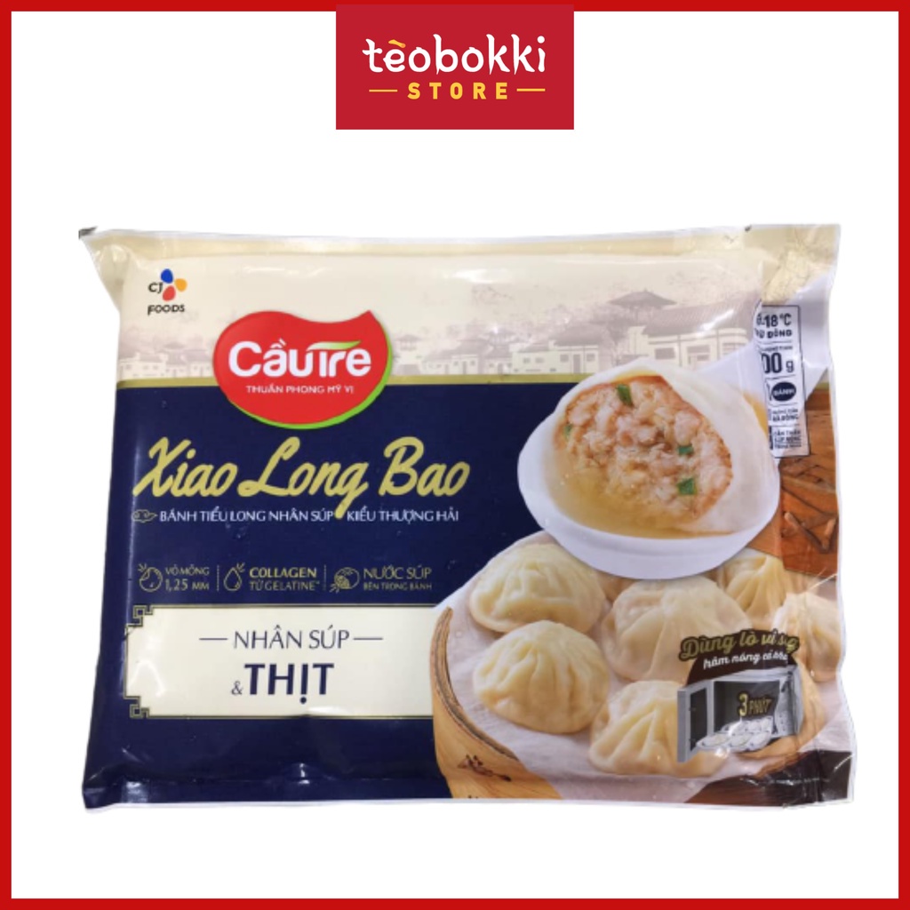 Tiểu long bao nhân súp & thịt CJ 300g