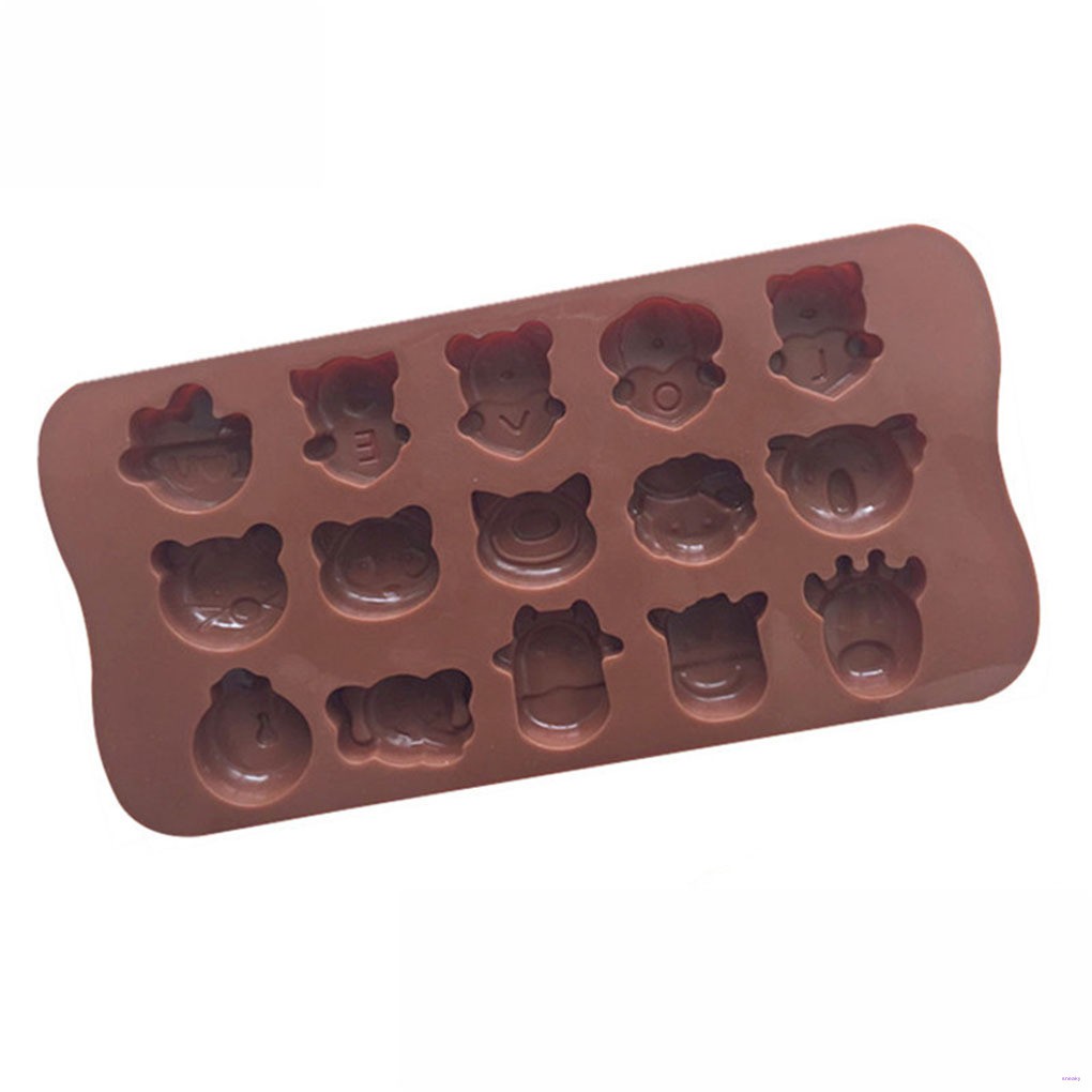 Khuôn Silicone Làm Bánh Tạo Hình Động Vật Dễ Thương