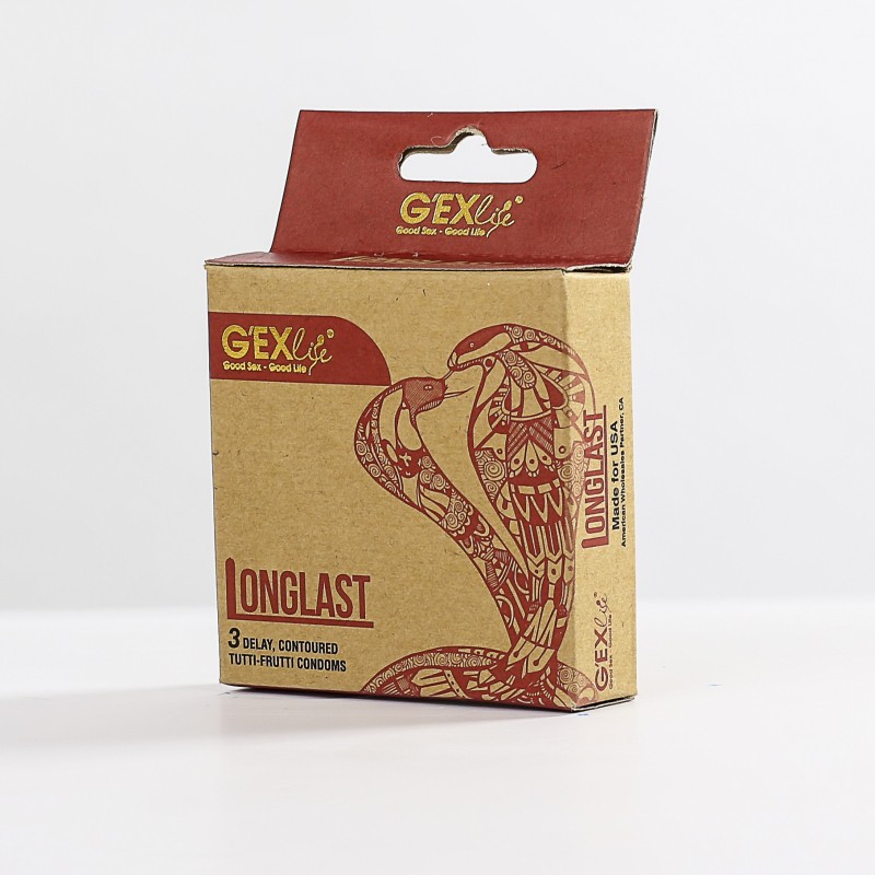 Bao Cao Su G'EXlife Longlast Hương Trái Cây Nhiệt Đới (Hộp 12 Cái)