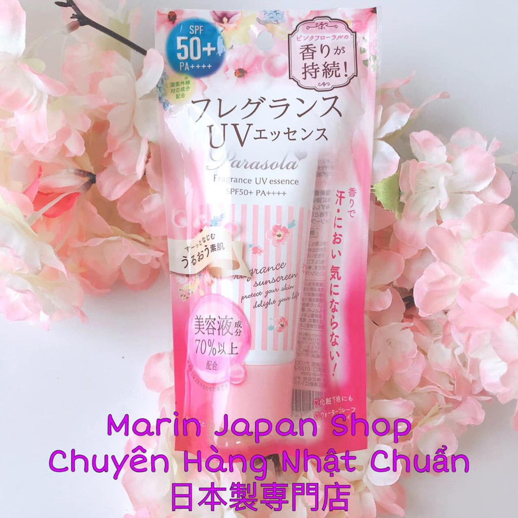Kem chống nắng Illumi Parasola Fragrance UV Essence SPF50+ , PA++++ Nhật Bản
