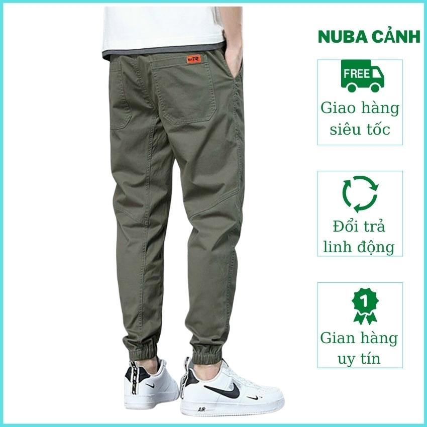 Quần jogger nam thể thao nam đen 3 sọc TCS 11