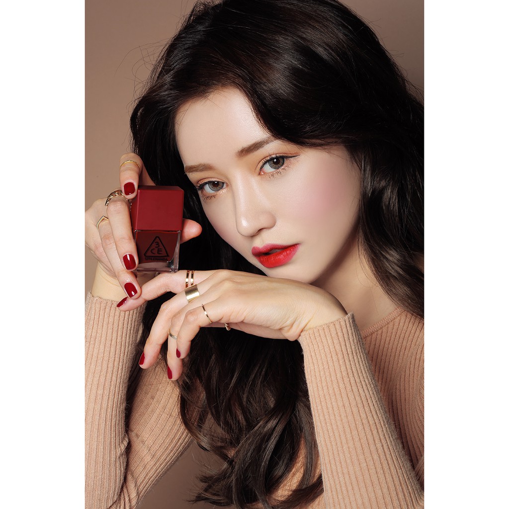 SƠN MÓNG TAY 3CE RED RECIPE LONG LASTING NAIL LACQUER #RD09 #RD10