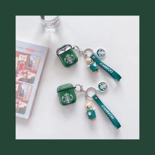 Vỏ Bảo Vệ Hộp Đựng Tai Nghe Hình Logo Starbucks Cho Airpods 1 / 2
