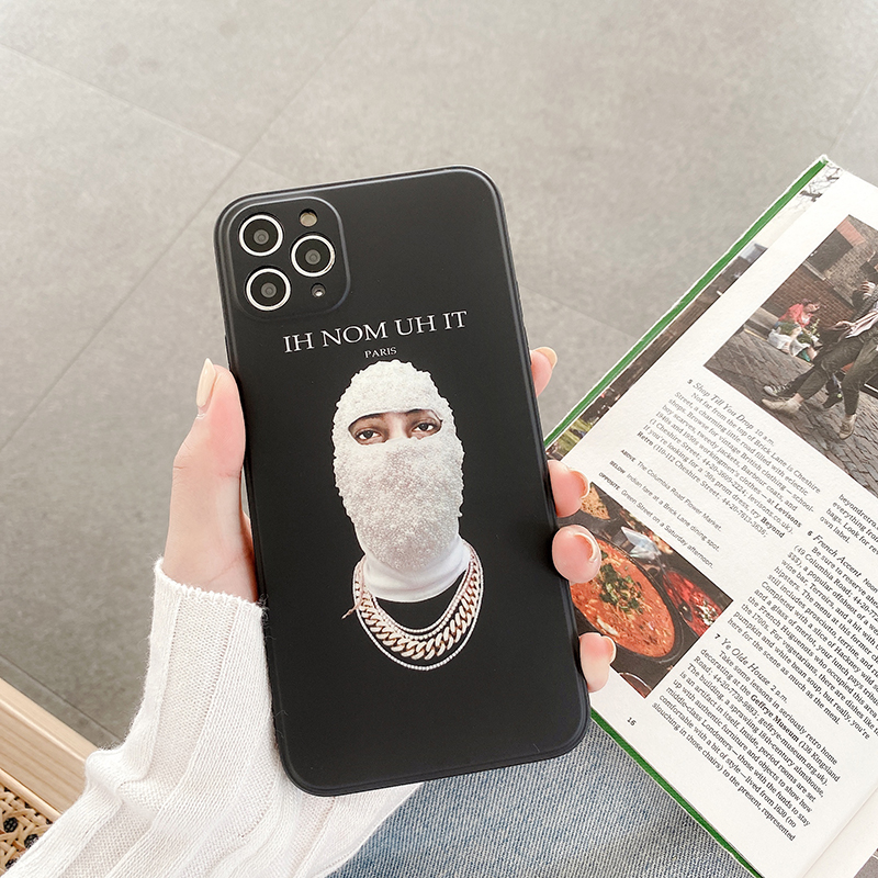 Ốp điện thoại mềm nhám họa tiết ihnomuhnit cho iPhone Xs Max XR 7 8 SE2 8Plus 11 PRO MAX 12