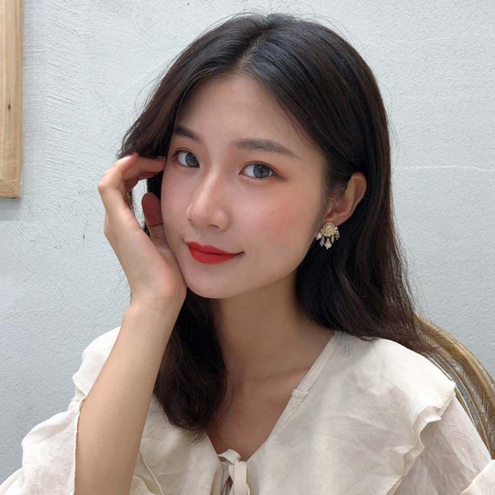 Bông Tai Dáng Dài Phối Tua Rua Thời Trang Thanh Lịch Cho Nữ|Trang Sức Vòng Cổ