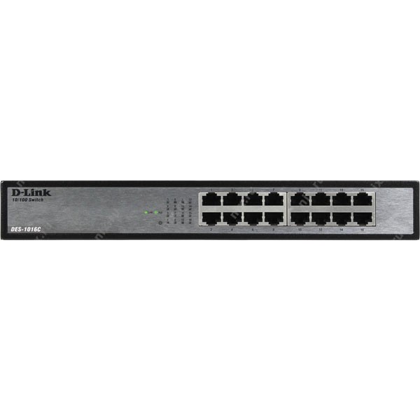 [Mã ELMS05 giảm 5% đơn 300k]Hub 16 PORT D-LINK DGS-1016C Đen bạc