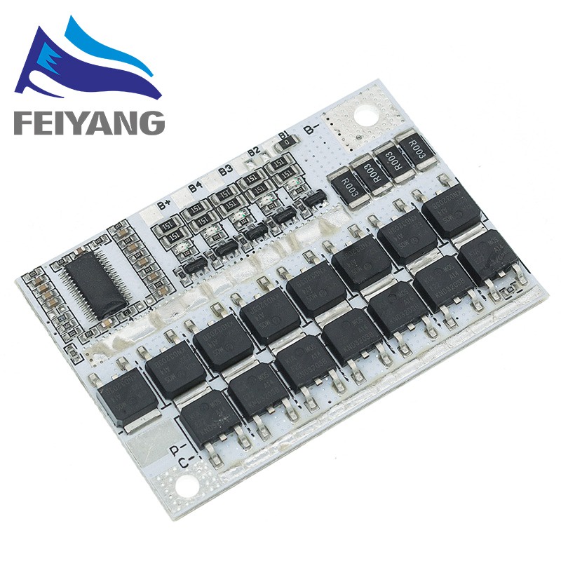 Bo mạch bảo vệ sạc pin polyme LifePo4 Lmo Ternary Li-ion 3S/4S/5S BMS 12 V 16.8V 21V 100A
