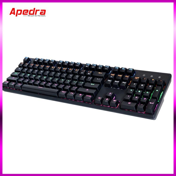 BÀN PHÍM CƠ CHUYÊN GAME APEDRA MK- X70 - LED ĐỔI MÀU USB CHÍNH HÃNG