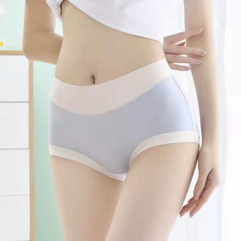 [Thanh Lý] Quần lót cạp to Lưng cao viền trắng KIMCHIBIKINI chip nữ cotton khủ mùi thoáng mát mềm mại dễ thương QL033