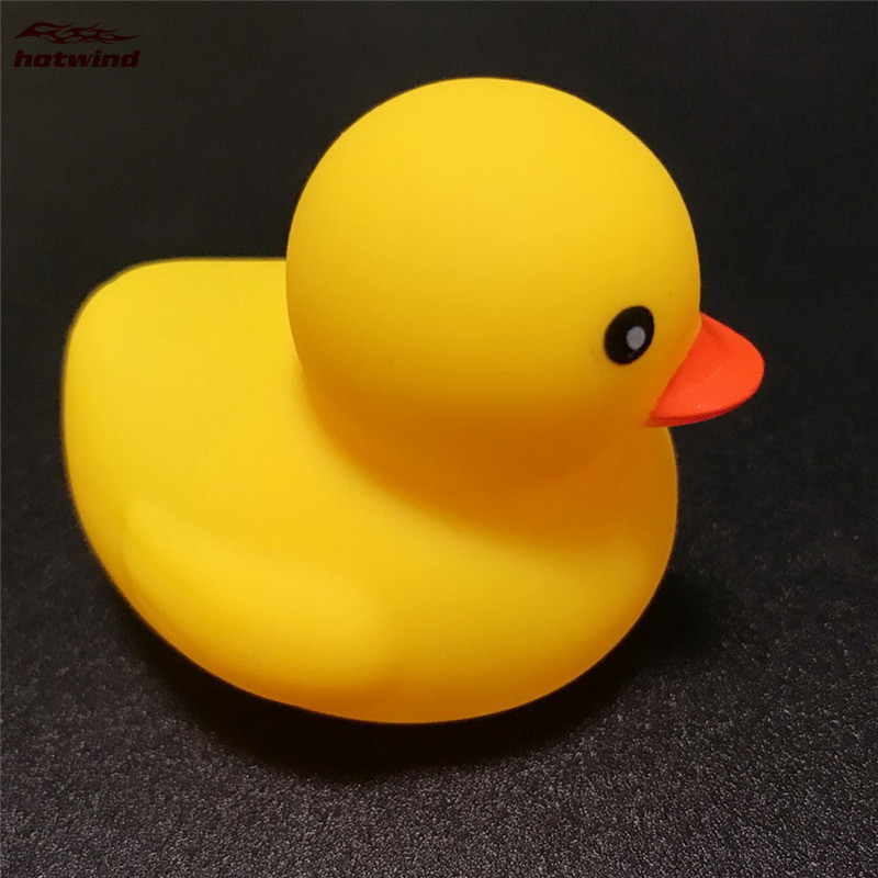 Đồ chơi bóp hơi hình chú vịt màu vàng bằng cao su cho trẻ em khi tắm