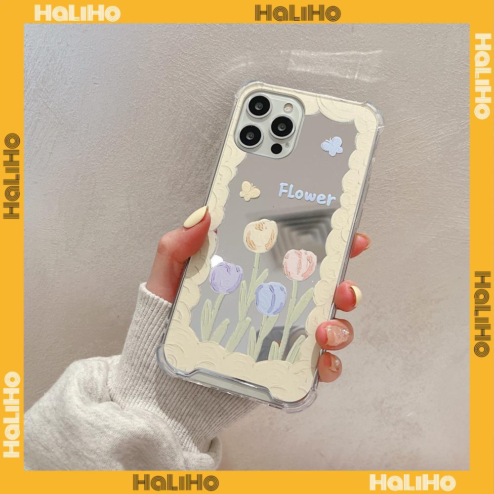 Ốp điện thoại tráng gương chống sốc thích hợp cho iPhone 11 13 Pro Max 12 Pro Max 7 Plus xr
