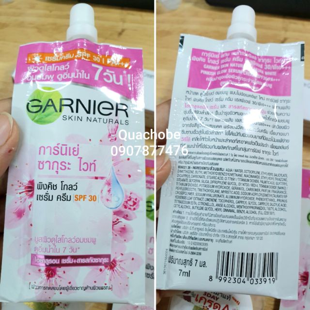 💯CHÍNH HÃNG💯(Kem) cải tiến dưỡng (Garnier Hồng) và Đỏ trắng da và (chống nắng) từ Thái | BigBuy360 - bigbuy360.vn