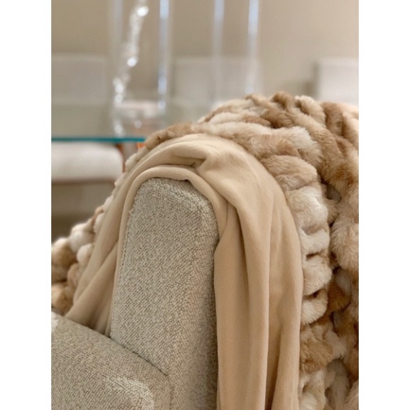 [HÀNG LOẠI 1] Chăn Lông Hồ Li Cao Cấp Hàng Xuất Khẩu Sang Trọng, Chất Liệu Lông Hồ Li Dầy Dặn Mềm Mịn,Kích Thước M5x2m G