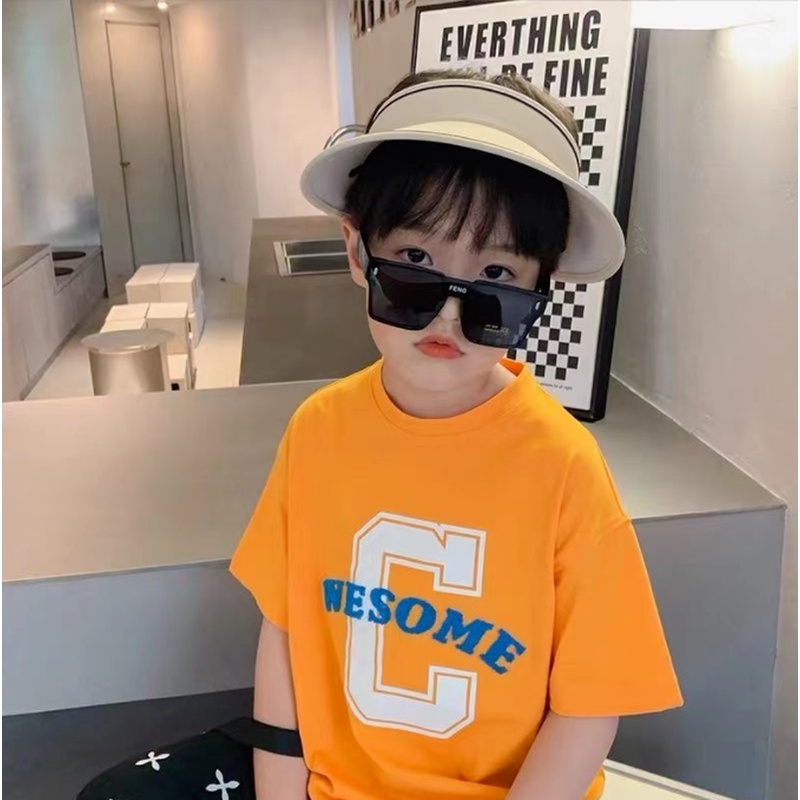COD Kính Mát Chống Tia Uv400 Phong Cách Hip Hop Thời Trang Cho Bé