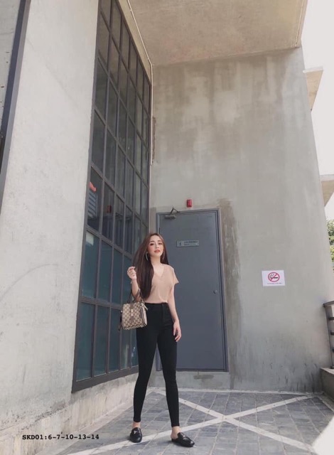 Quần Skinny Kaki Bigsize