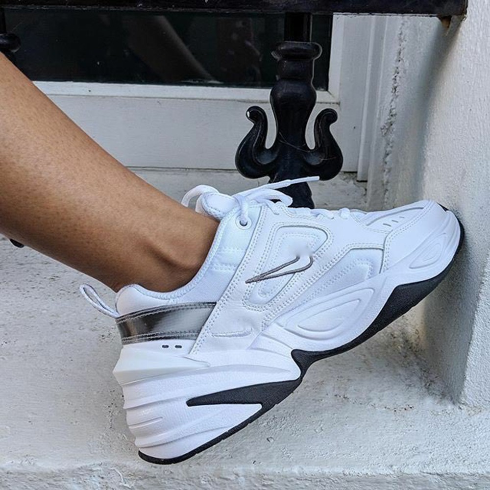 Giày Thể Thao M2K Tekno Nam Nữ - Giày Sneaker Hot Trend Đế Độn Cao Màu Trắng Đen Xám [FREE SHIP + HỘP GIÀY + HỘP BẢO VỆ]