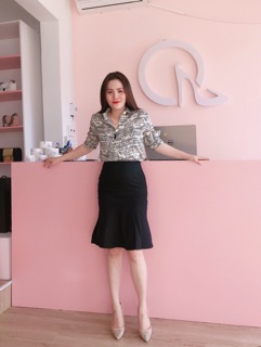 [FREE SHIP - Ảnh thật] Chân váy bút chì đuôi cá cao cấp