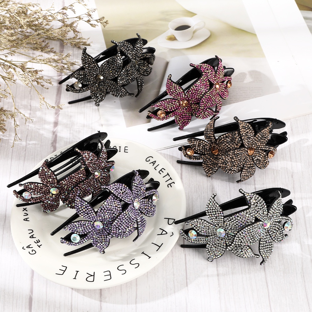 Kẹp Tóc Đính Đá Thời Trang Cho Nữ