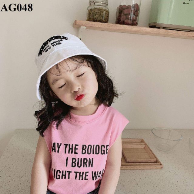 Áo phông buộc sau cho bé