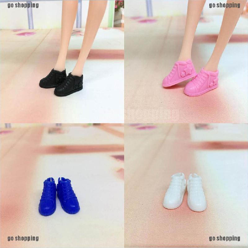 {go shopping}Original 4 pair Doll Shoes Fashion Cute shoes for Doll shoes 1/6