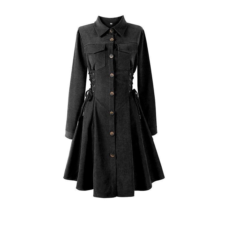 ĐẦM RÚT EO DÀI TAY THIẾT KẾ