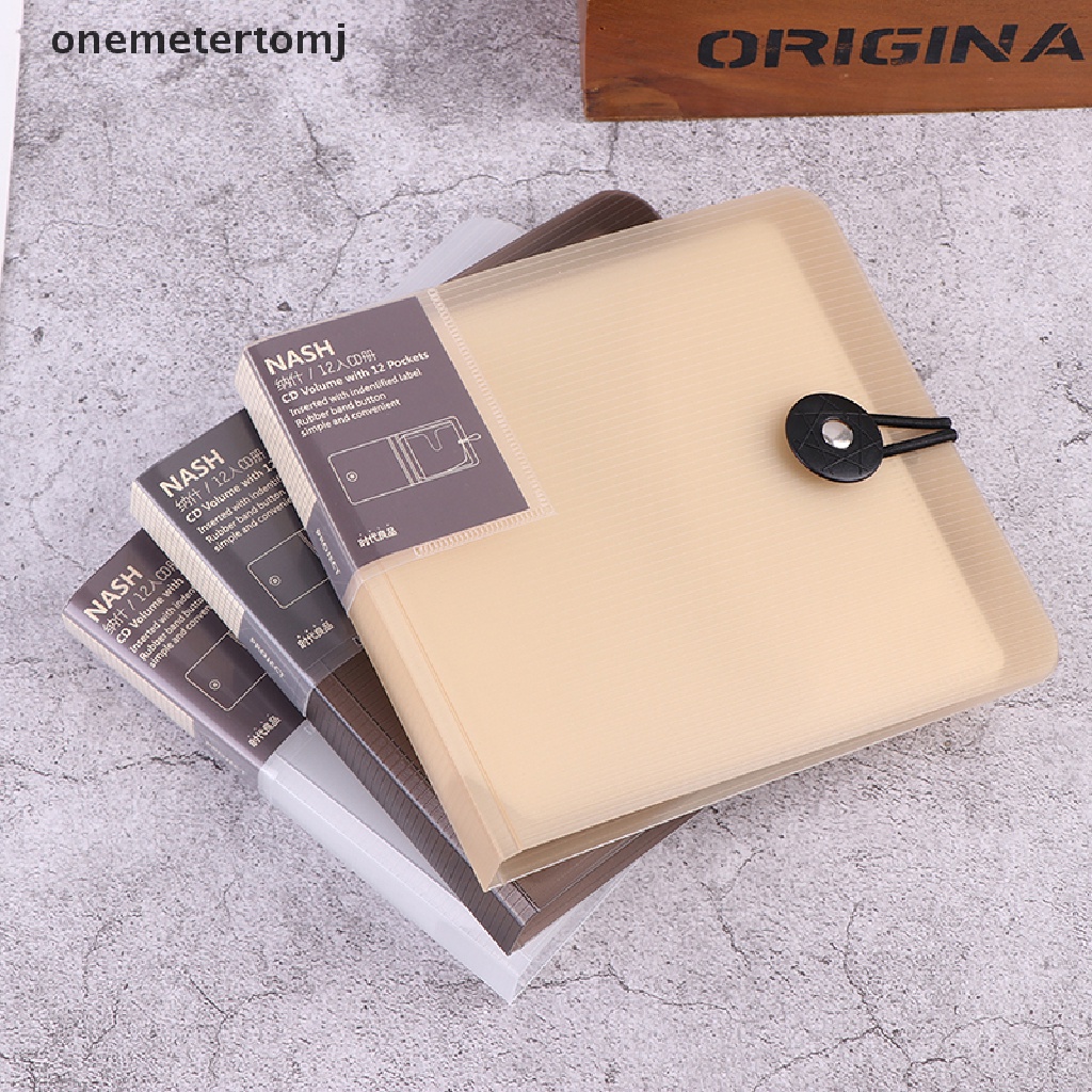 Bộ 12 Túi Đựng Đĩa CD DVD Có Khóa Cài Tiện Dụng