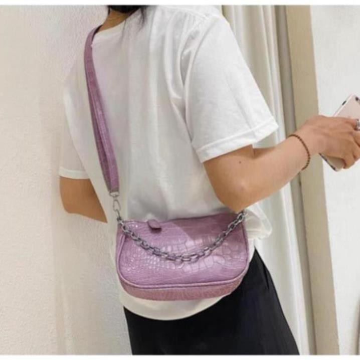 👛ẢNH SHOP CHỤP👛 TÚI ĐEO CHÉO NỮ XÍCH TRẮNG BH 464 | BigBuy360 - bigbuy360.vn