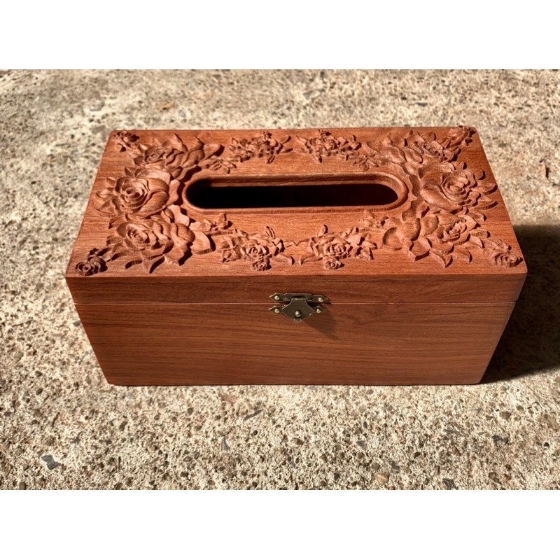 Hộp Giấy Ăn Trạm Hoa Hồng | BigBuy360 - bigbuy360.vn