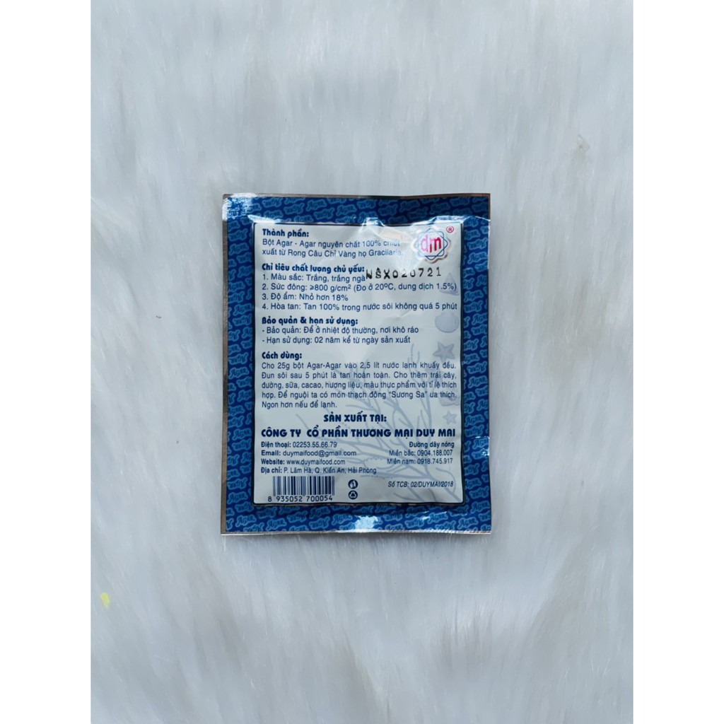 Rau câu giòn DUY MAI  1 gói 25 Gram - Chất lượng tuyệt hảo