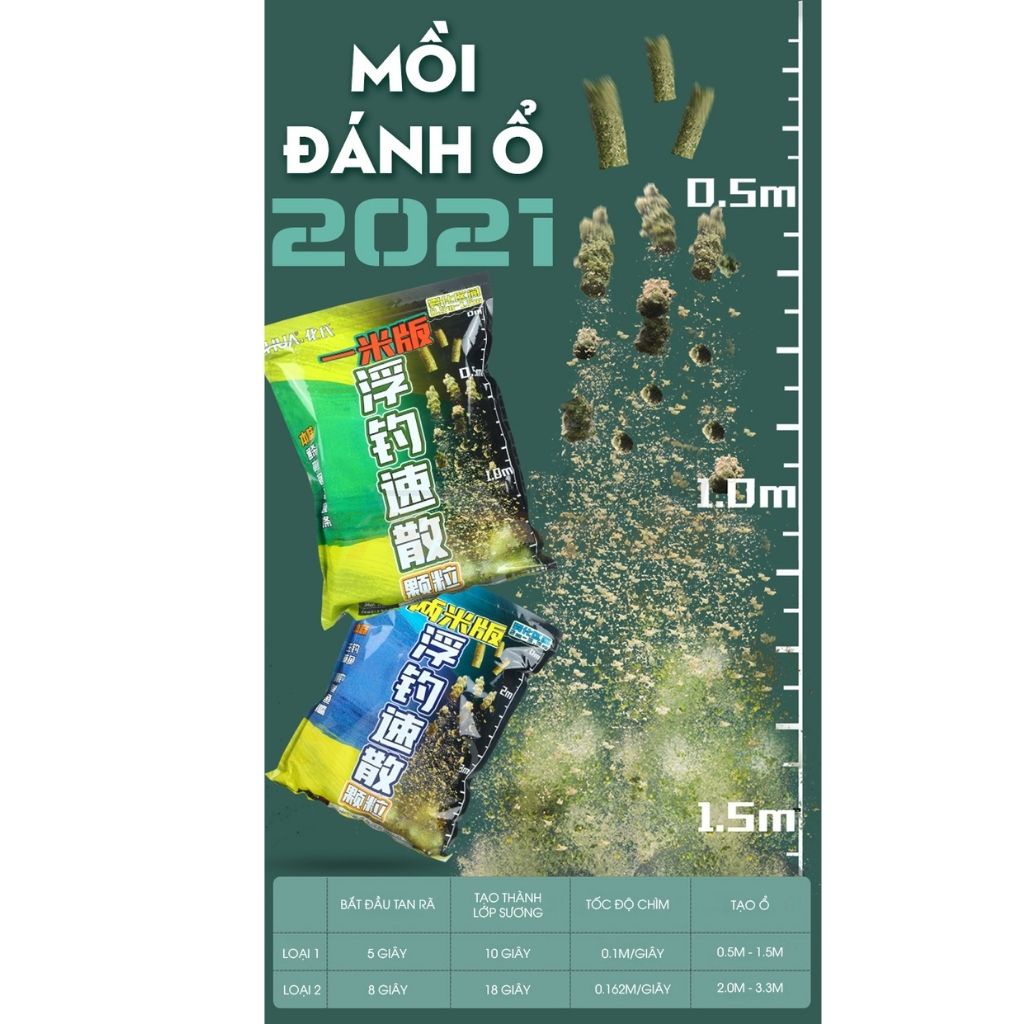 Mồi câu cá trắm trắng hua- hạt xả câu cá trắm cỏ hua- viên tạo ổ hua 2021- Vietnam Fishing- quang vinh fishing