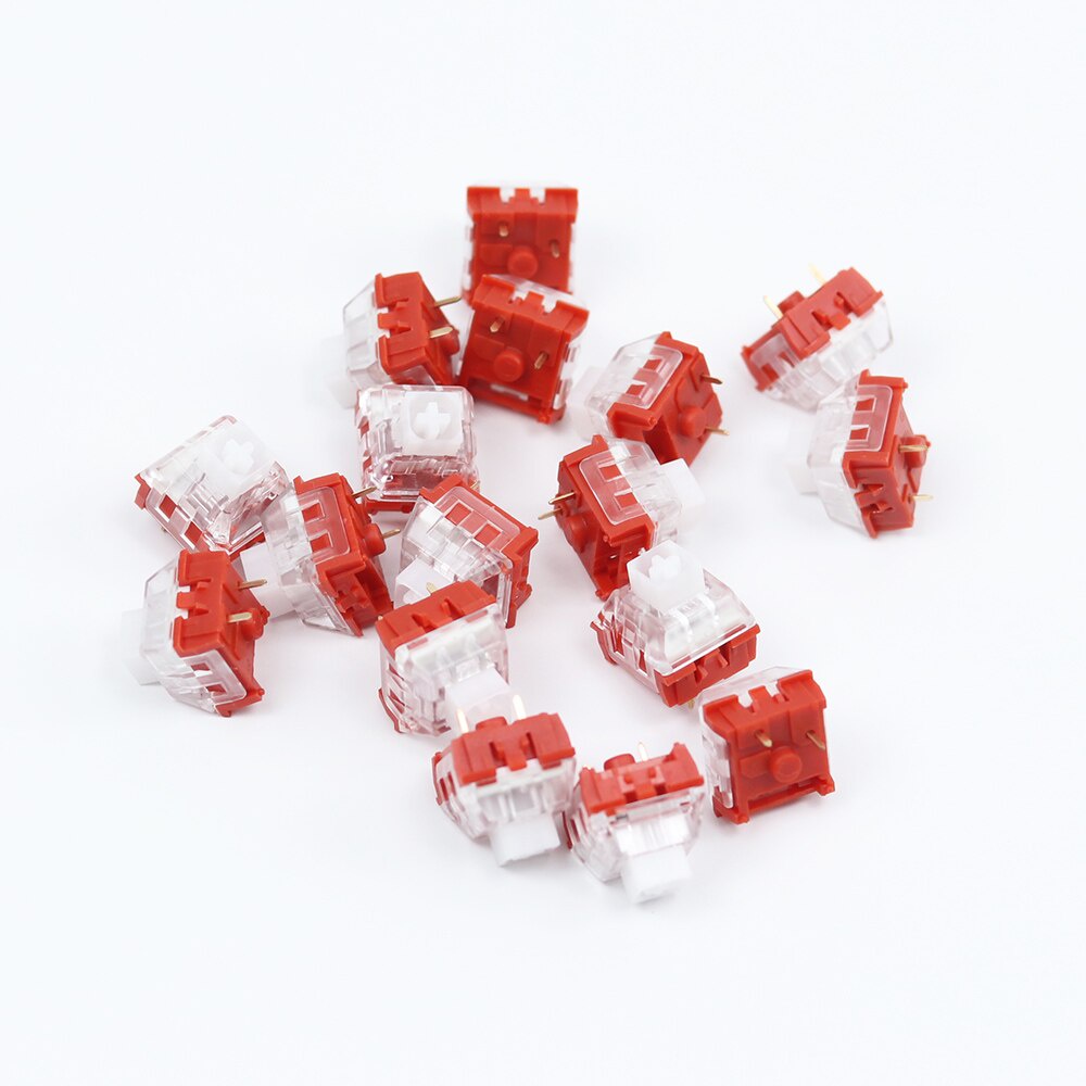 Mới 35 Grams Kailh Box Công tắc bàn phím cơ màu đỏ chống bụi chống nước IP56 MX 3pin RGB SMD