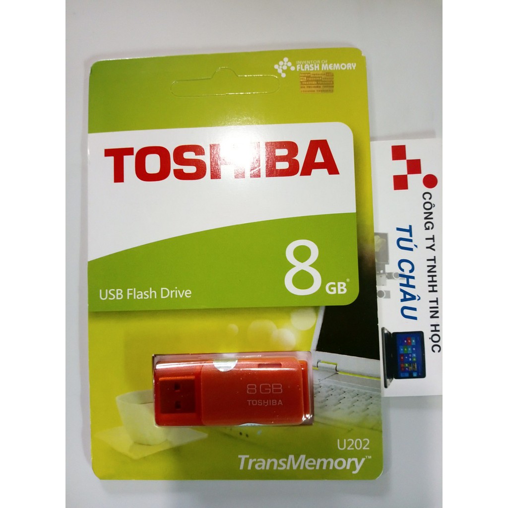 USB Flash Toshiba U202 - 8GB _ Chính Hãng
