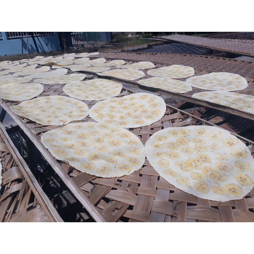 Bánh tráng chuối đặc sản miền Tây Nam bộ 5 bánh nướng sẵn