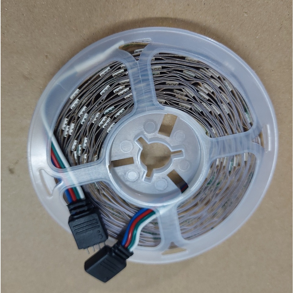 Dây LED trang trí 7 màu RGB 5050, cuộn 5 mét