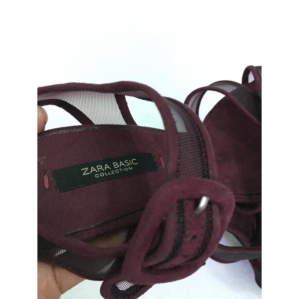 Thanh lý đôi giày cao gót hiệu ZARA BASIC size 39