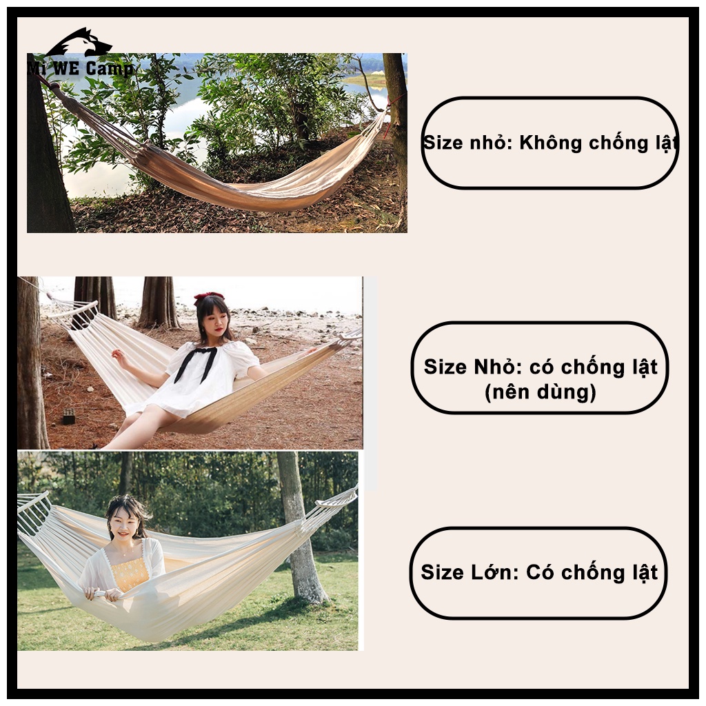 Võng Cắm Trại Dã Ngoại, Võng Vintage Màu Kem Sữa Phong Cách Vintage Chup Ảnh Siêu Đẹp | BigBuy360 - bigbuy360.vn