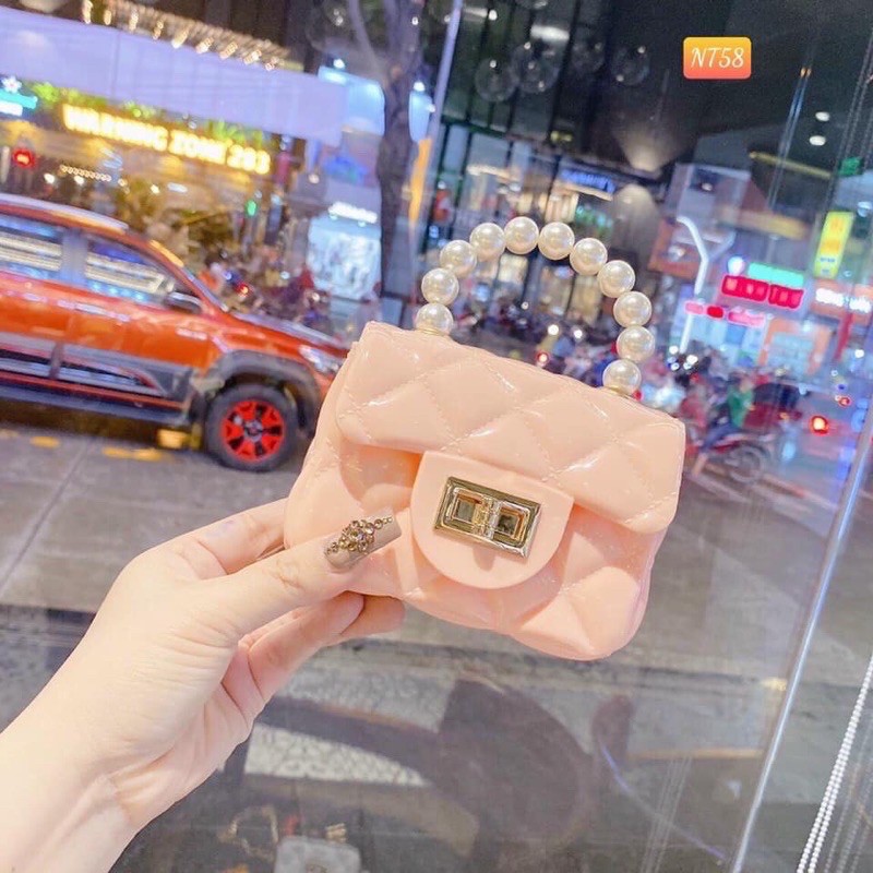 TÚI MINI ♥FREESHIP♥TÚI SILICON QUAI NGỌC XINH XẮN HÀNG L1 | BigBuy360 - bigbuy360.vn