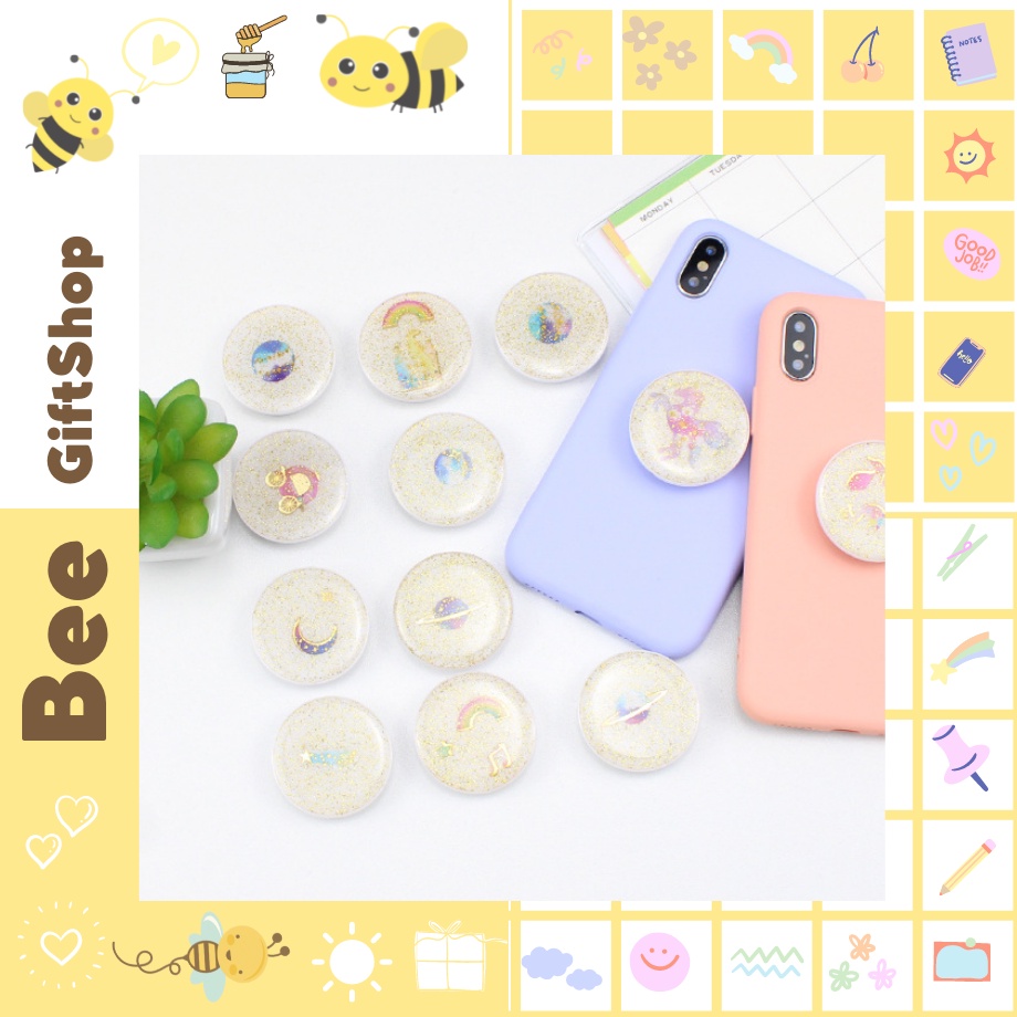 Giá đỡ điện thoại, Popsocket Nhiều Hình Dễ Thương
