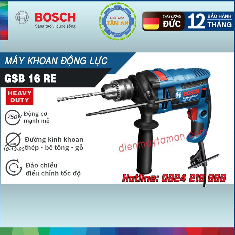 Máy khoan động lực Bosch GSB 16 RE