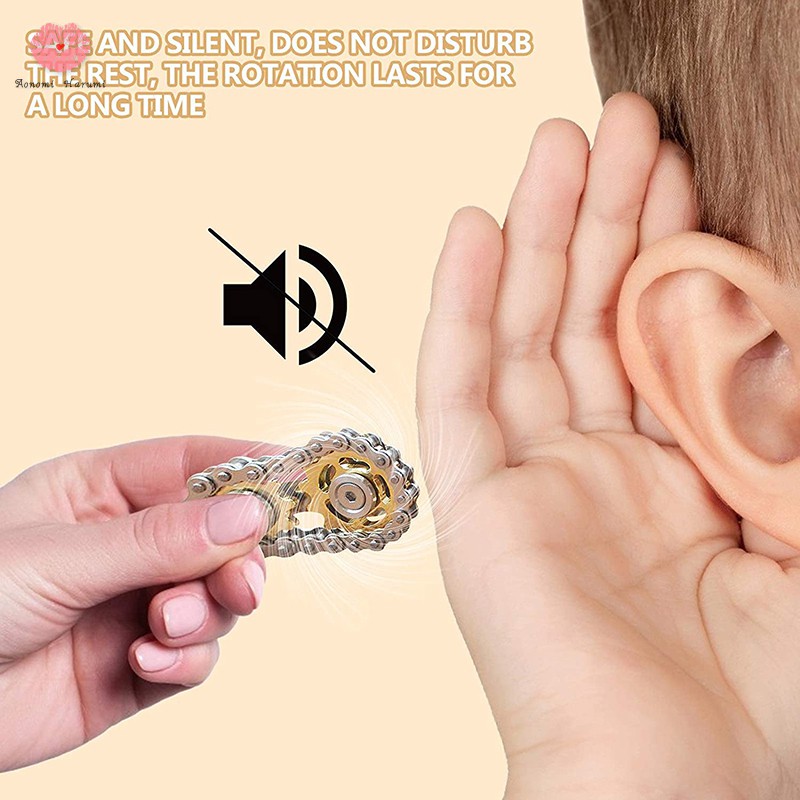 Giảm Giá Bộ Đồ Chơi Spinner Xích + Bánh Răng Bằng Kim Loại - Beecost