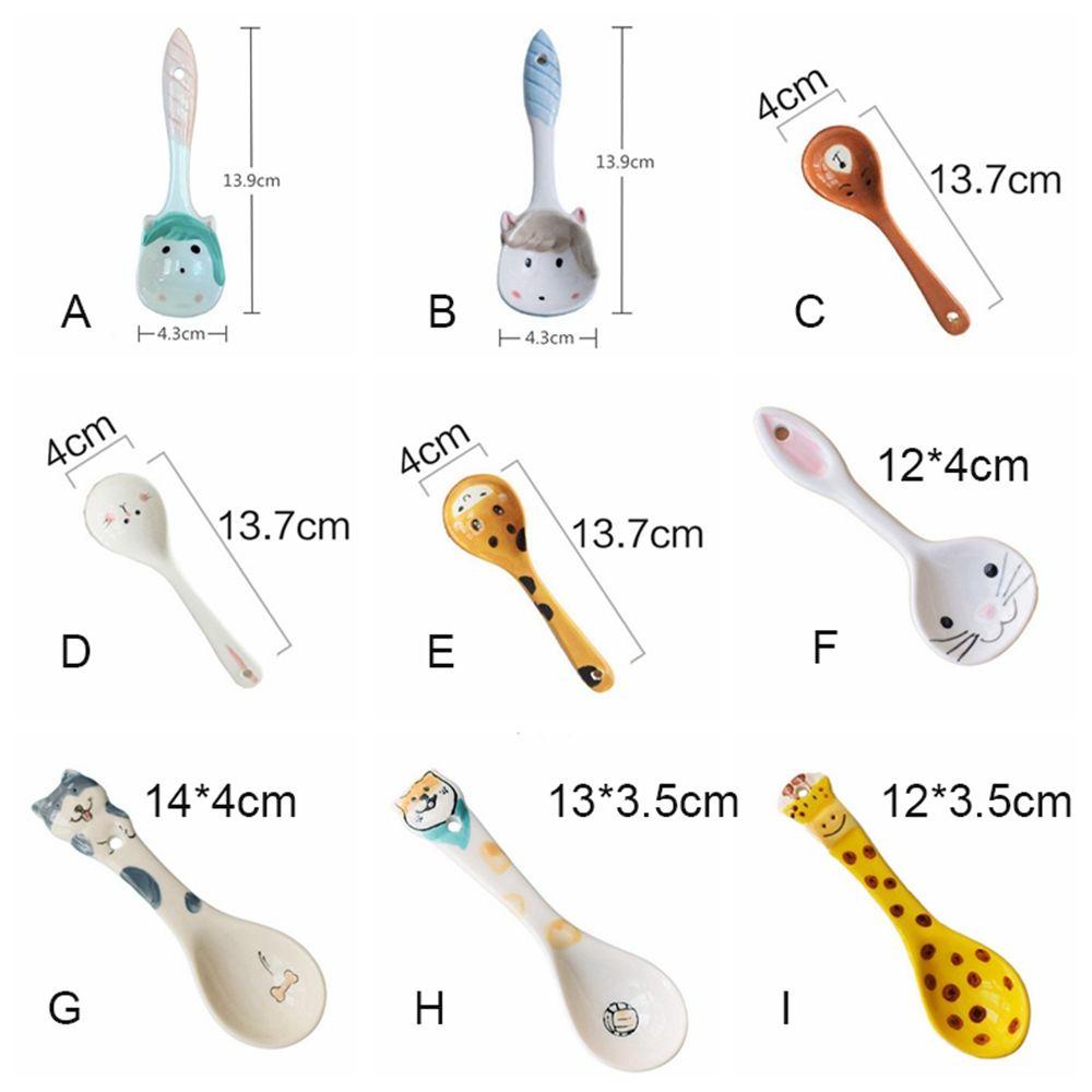 Muỗng Ăn Súp / Cháo Bằng NICKOLAS Họa Tiết Hoạt Hình Dễ Thương Tiện Dụng Cho Gia Đình