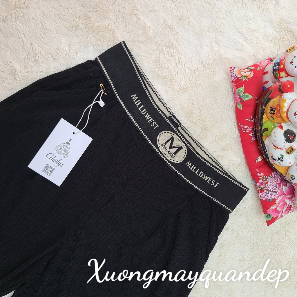 Quần Baggy Boom Thun Tăm Lạnh Đai chữ cạp cao sang choảnh (Size 45-65kg) | BigBuy360 - bigbuy360.vn