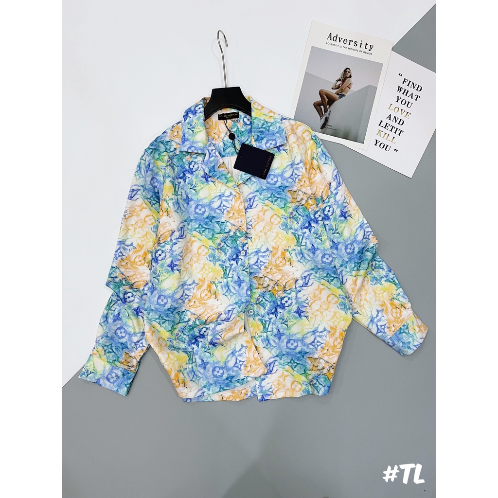 Sơ mi cổ vest Lv Freesz Hàng QCCC full tag mác Chất katen chống nhăn, đứng form siêu đẹp