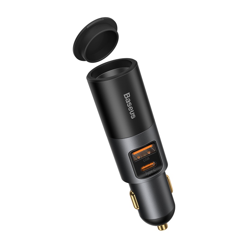 Cốc Sạc Baseus 120W 12-24V QC 3.0 PD 3.0 USB Trên Xe Hơi Cho iPhone Samsung Xiaomi Huawei