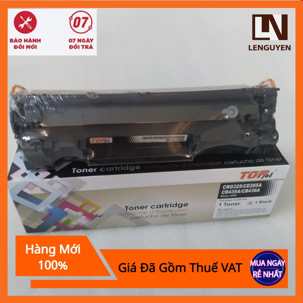 Hộp mực máy in 6030, 6030w, MF3010, Hp P1102, P1102w M1212NF có lỗ đổ mực và xả thải dễ dàng nạp mực lại.