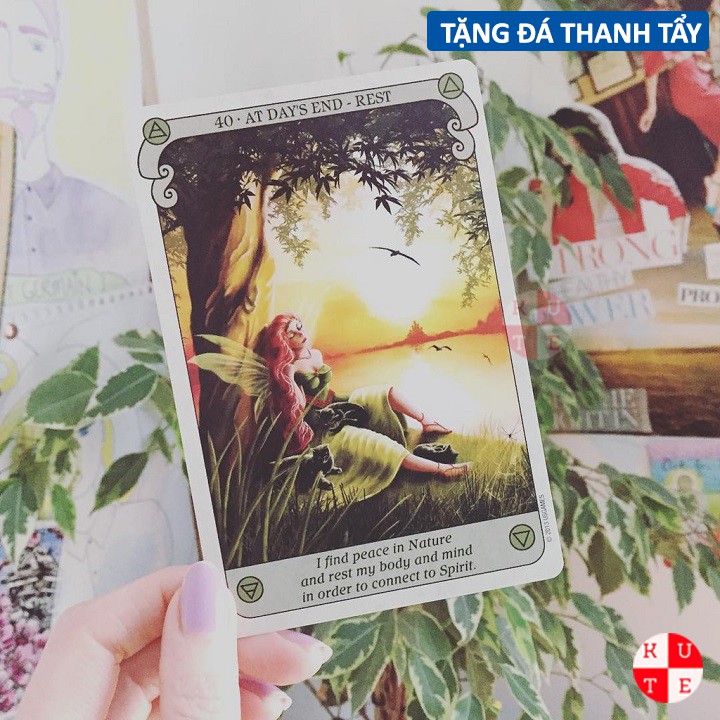 Bộ Bài Conscious Spirit Oracle 44 Lá Bài Đánh Thức Tâm Linh Trực Giác Tặng File Tiếng Anh Và Đá Thanh Tẩy E78