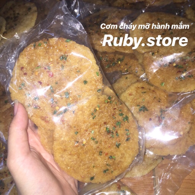 Cơm cháy mỡ hành nước mắm giòn tan