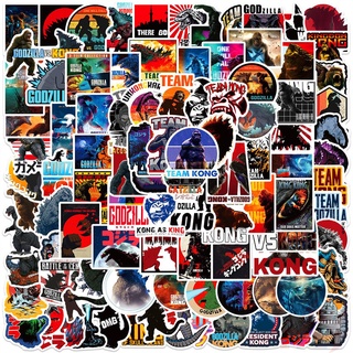 Set 100 Phụ Kiện Chuyên Dụng Chất Lượng Cao ❉ Sticker Dán Trang Trí Hình Godzilla Độc Đáo ❉ Miếng Dán Trang Trí Vali Laptop Hình Quái Vật Thời Trang