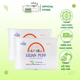 Bông Tẩy Trang Lily Bell Suzuran Nhật Bản 222 Miếng