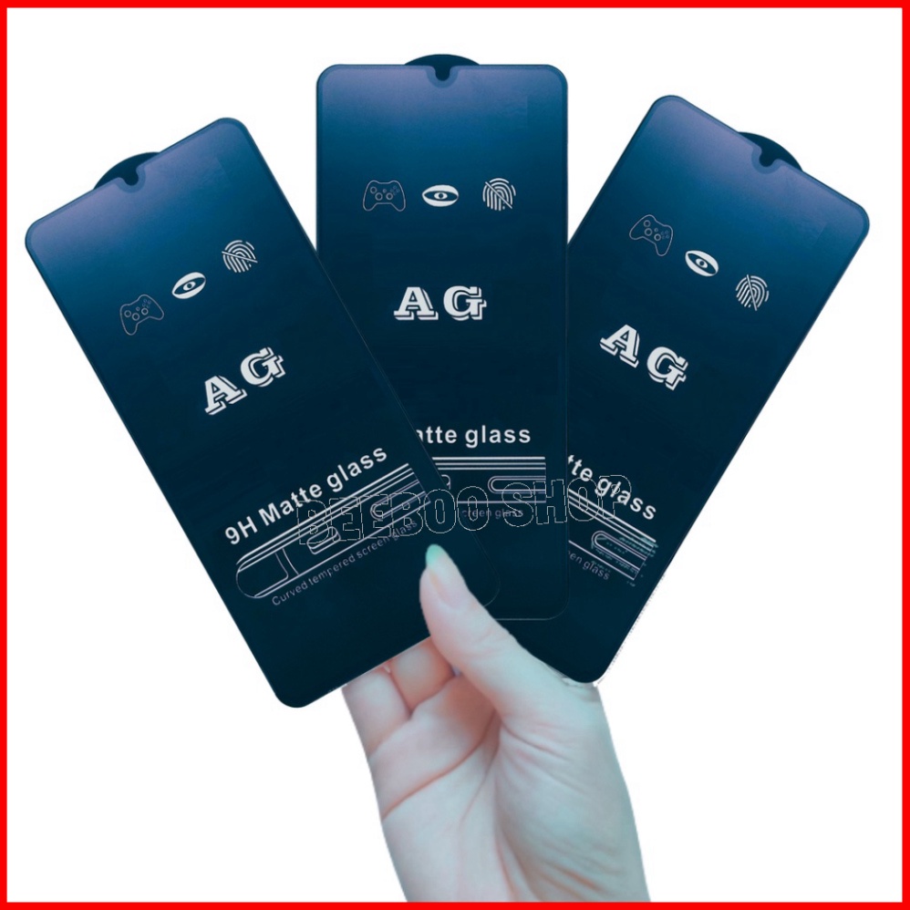 [AG NHÁM CAO CẤP] Kính Cường Lực Samsung A22 [4G], [5G] - Full màn hình - Nhám phủ Nano Cao cấp - Chống vân tay